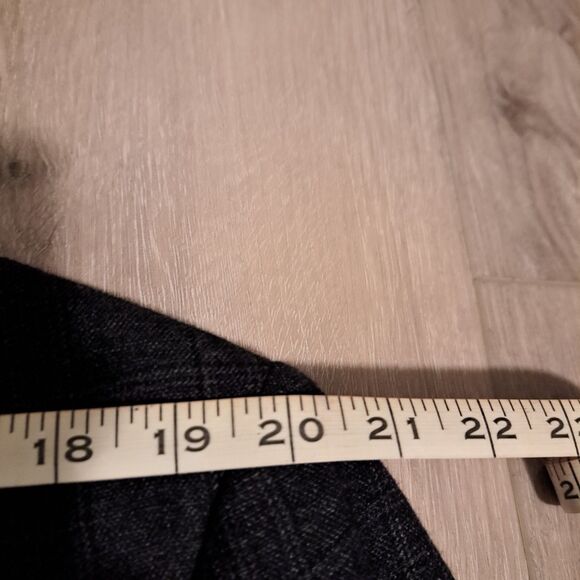 42R Jos A Bank Traveler Gray Plaid Windowpane Wool Sport Coat Blazer Jacket - Picture 16 of 16